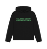 Black Printed Hoody Front