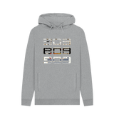 Light Heather Printed Hoody Front