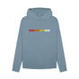 Stone Blue Womens TR-808 Simple Pads Hoodie