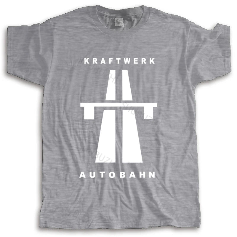 Kraftwerk Autobahn Mens T-Shirt with White Print