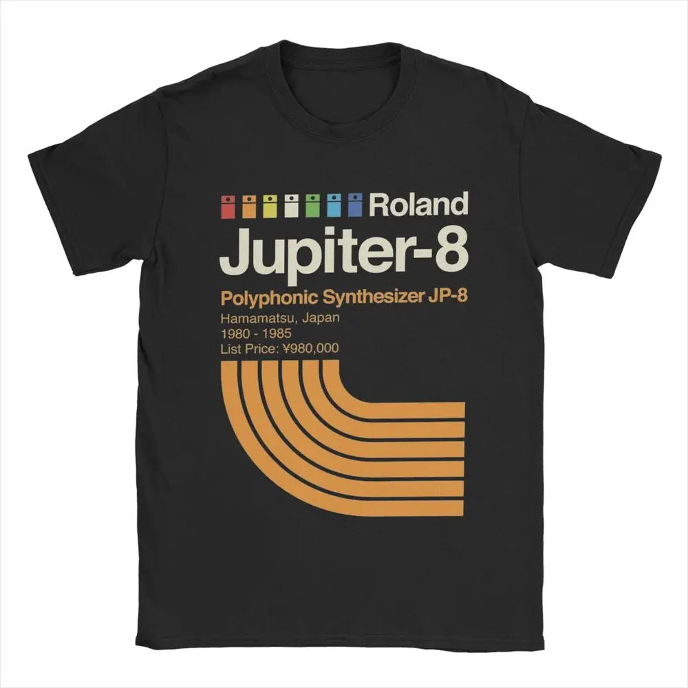 Roland Jupiter 8 Synth Retro Graphic T-Shirt