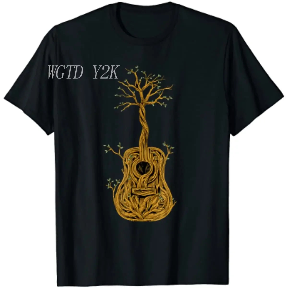 Acoustic Guitar Tree Of Life T-Shirt