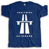 Kraftwerk Autobahn Mens T-Shirt with White Print