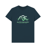 Denim Blue Printed T-shirt Front
