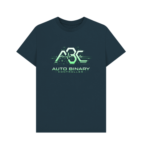 Denim Blue Printed T-shirt Front