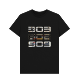 Black Printed T-shirt Front