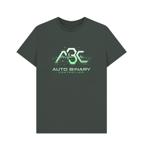 Dark Grey Printed T-shirt Front