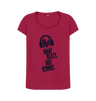 Cherry \"Drop Beats Not Bombs\" Women's Scoop Neck T-Shirt