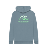 Stone Blue Printed Hoody Back