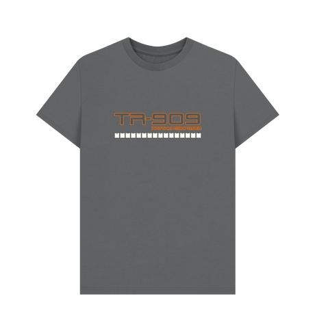 Slate Grey Printed T-shirt Front