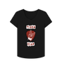 Black \"Pluck Yeah\" Graphic Womens V-Neck T-Shirt