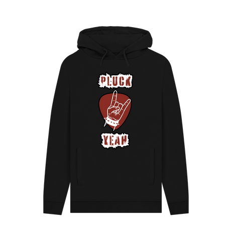 Black Printed Hoody Front