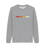 Light Heather Printed Sweater Front