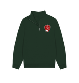 Evergreen Rock Plectrum Pocket Graphic Unisex Quarter Zip Sweatshirt