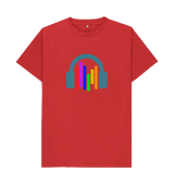Red Printed T-shirt Front