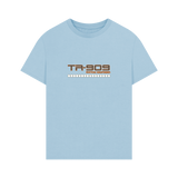 Milky Blue Printed T-shirt Front