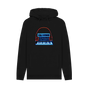 Black Neon Moog Style Synth Mens Hoodie