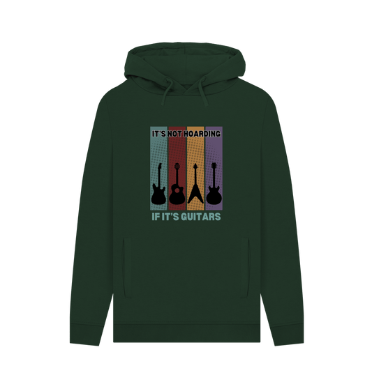 Evergreen \"It's Not Hoarding If It's Guitars\" Guitarist Mens Hoodie