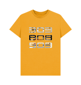 Mustard Printed T-shirt Front