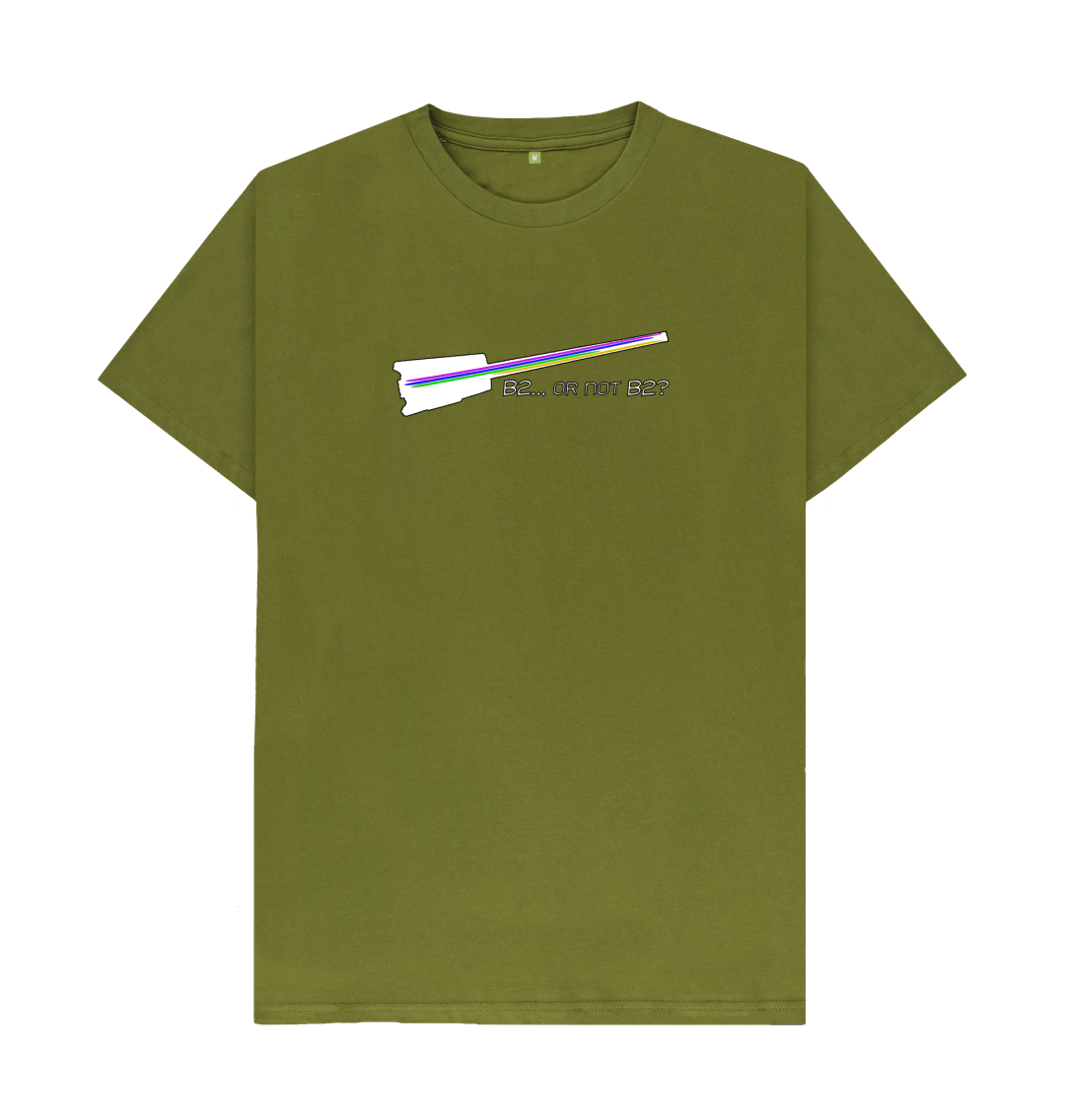 Moss Green \"B2... Or Not B2?\" Hohner B2 Bass Guitar Graphic Mens T-Shirt