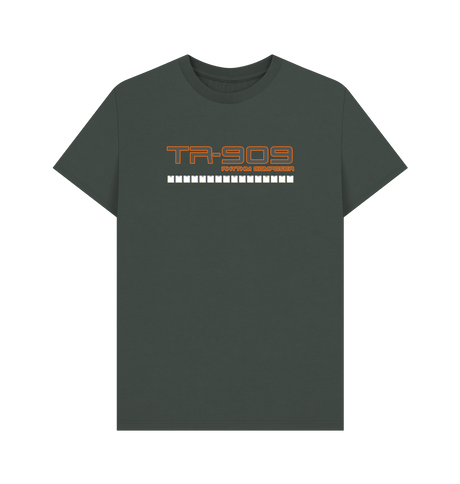 Dark Grey Printed T-shirt Front