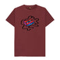 Red Wine Marker Pen Cassette Illustration T-Shirt