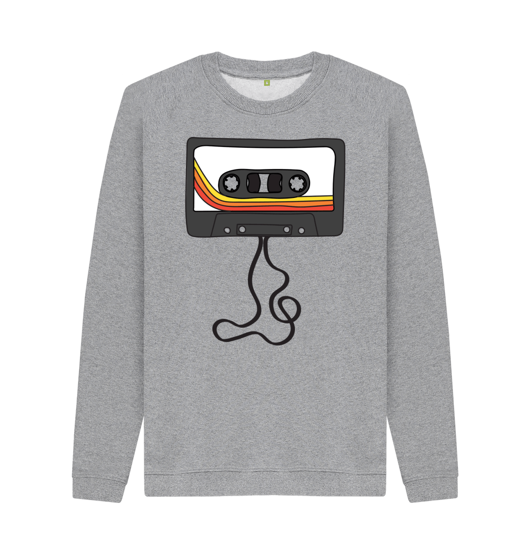 Light Heather Printed Sweater Front