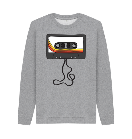 Light Heather Printed Sweater Front