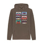 Chocolate Mens Cassette Mix Tape Hoodie