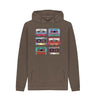 Chocolate Mens Cassette Mix Tape Hoodie