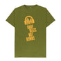 Moss Green Drop Beats Not Bombs Sound Shirts Yellow Logo T-Shirt