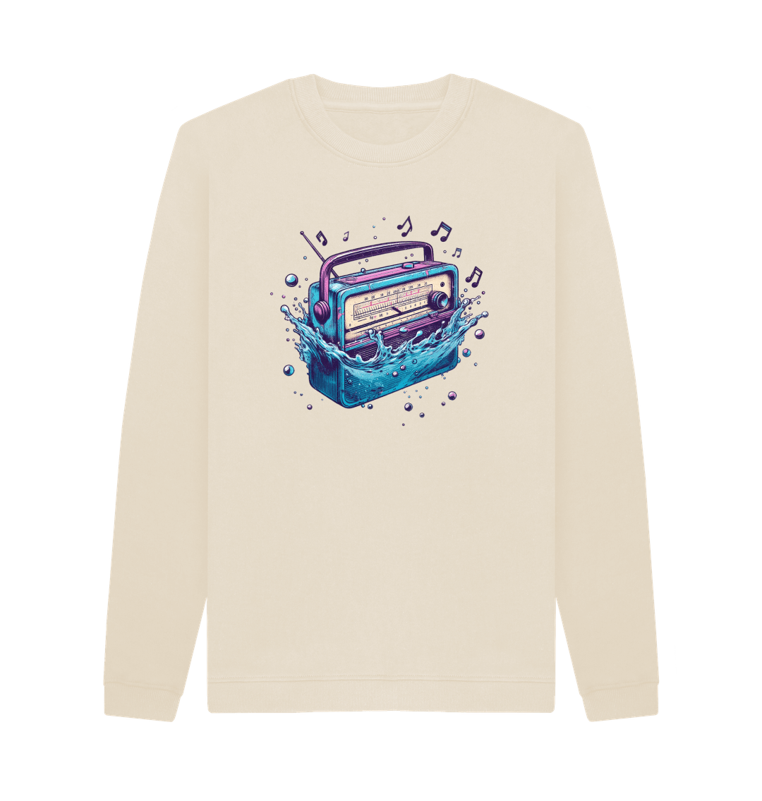 Oat Printed Sweater Front