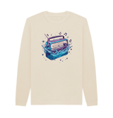 Oat Printed Sweater Front