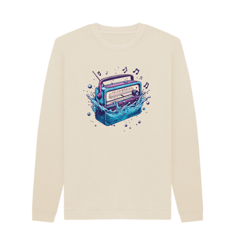 Oat Printed Sweater Front