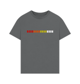 Slate Grey Printed T-shirt Front