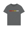 Slate Grey Printed T-shirt Front