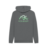 Slate Grey Printed Hoody Back