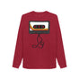 Cherry Womens Unwound Cassette Graphic Sweatshirt