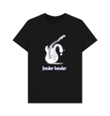 Black \"Fender Bender\" Liquid Stratocaster T-Shirt