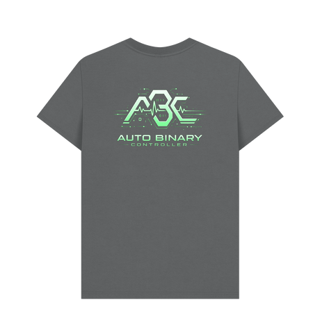 Slate Grey Printed T-shirt Back