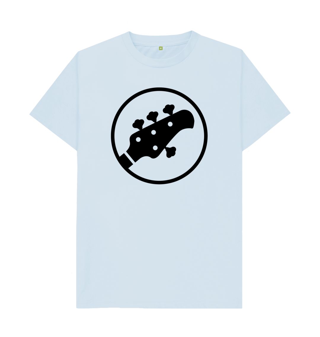 Sky Blue Mens Stingray Guitar head t-shirt