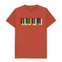 Rust Colourful Keyboard Print T-Shirt