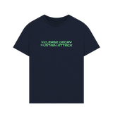 Navy Printed T-shirt Front