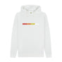 White Mens TR-808 Simple Pad Hoodie