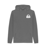 Slate Grey Printed Hoody Front