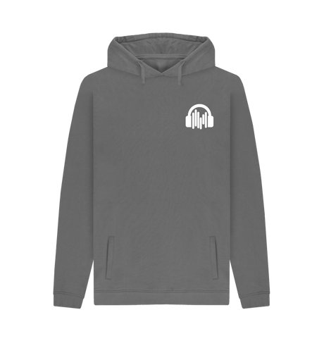 Slate Grey Printed Hoody Front
