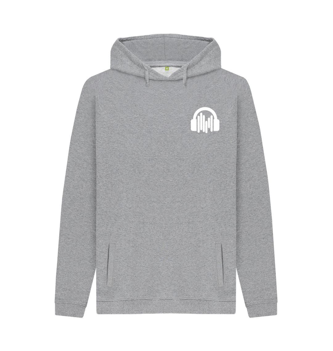 Light Heather SoundShirts Back Printed Hoodie