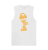 White \"Drop Beats Not Bombs\" Men's Vest