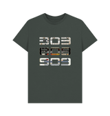 Dark Grey Printed T-shirt Front