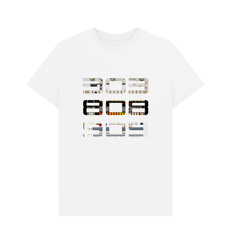 White Printed T-shirt Front